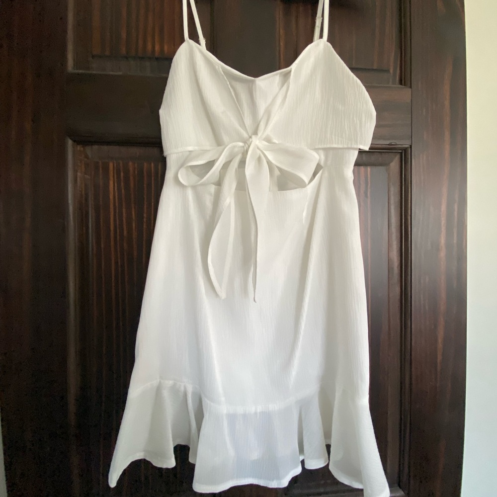 White babydoll dress